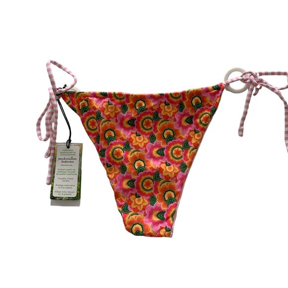 VDM Revolve Multicolor Reversible Swim Adjustable String Bikini Bottoms Bundle - Picture 9 of 13